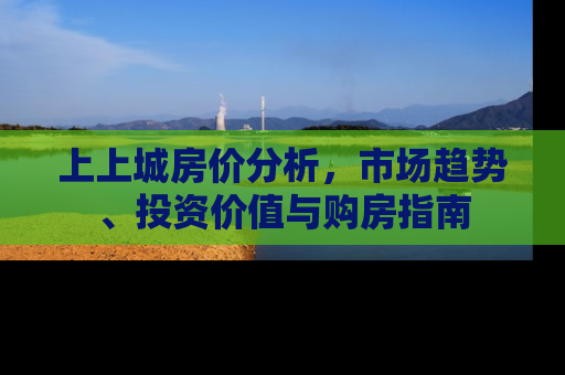上上城房价分析，市场趋势、投资价值与购房指南