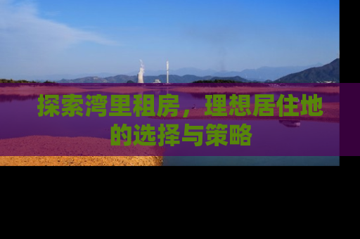 探索湾里租房，理想居住地的选择与策略