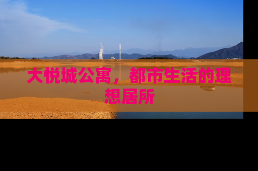 大悦城公寓，都市生活的理想居所