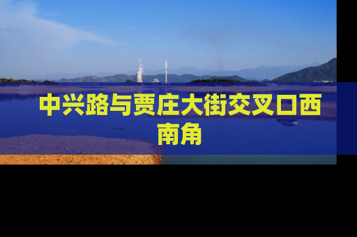 中兴路与贾庄大街交叉口西南角