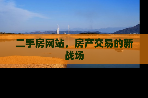 二手房网站，房产交易的新战场