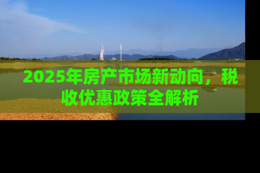 2025年房产市场新动向，税收优惠政策全解析