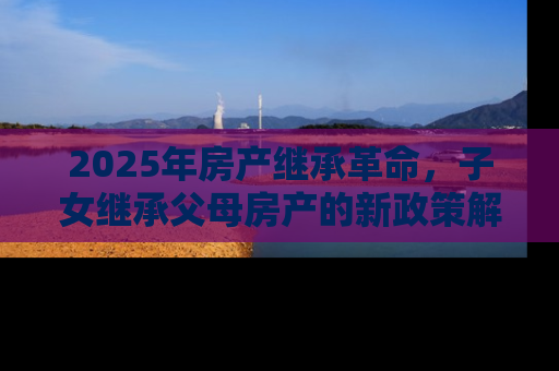 2025年房产继承革命，子女继承父母房产的新政策解析