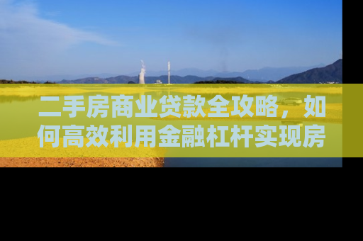 二手房商业贷款全攻略，如何高效利用金融杠杆实现房产投资