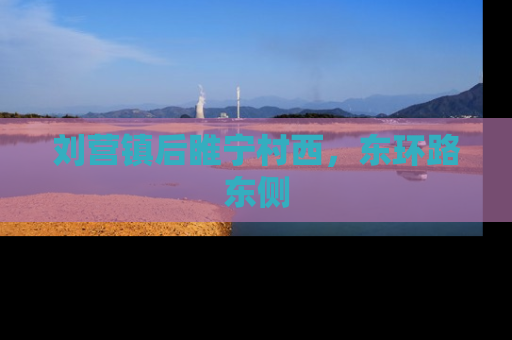 刘营镇后睢宁村西，东环路东侧