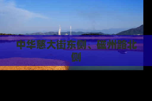 中华慈大街东侧、磁州路北侧