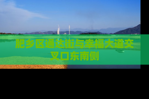 肥乡区通达街与幸福大道交叉口东南侧
