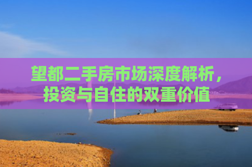 望都二手房市场深度解析，投资与自住的双重价值