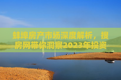 蚌埠房产市场深度解析，搜房网带你洞察2023年投资新趋势