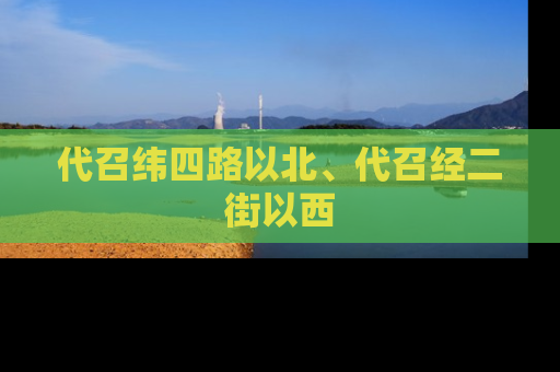 代召纬四路以北、代召经二街以西
